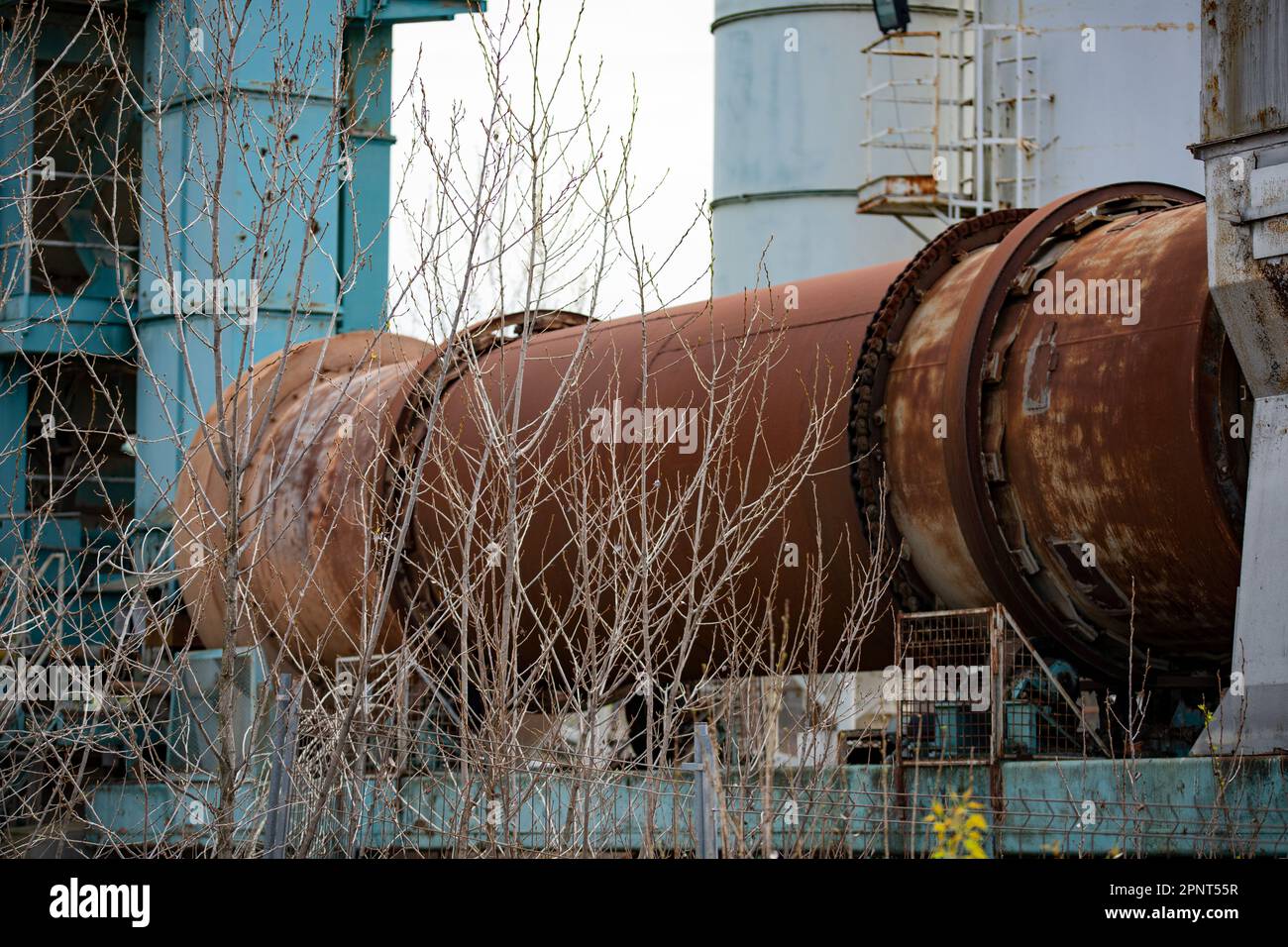 old rusty sieve Stock Photo