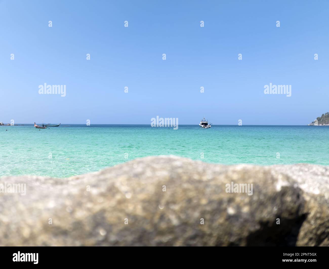 Freedom beach Patong Thailand is known for its crystal clear waters ...