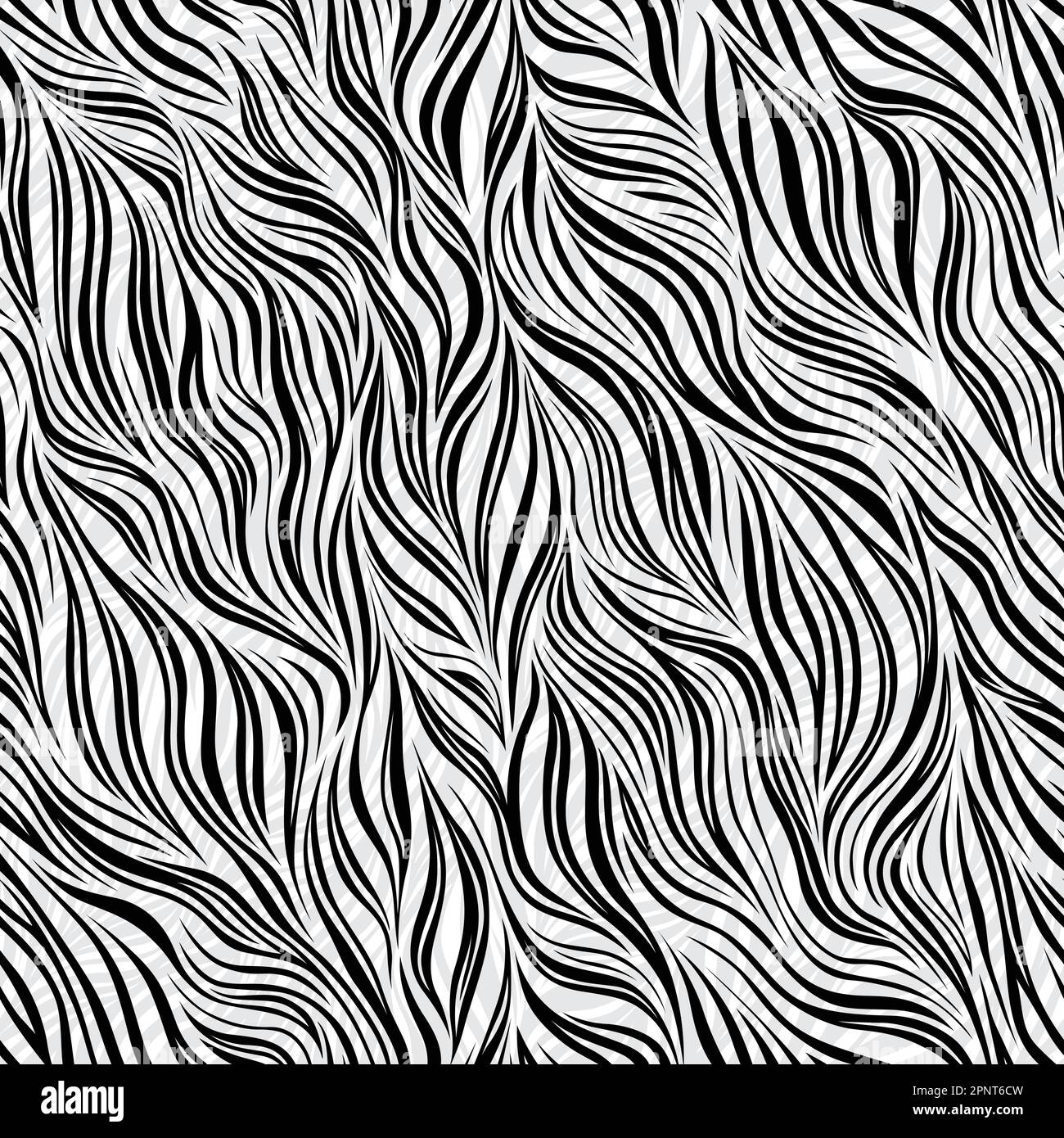 Abstract jungle leaf repeat pattern. Vector illustration seamless pattern background Stock Vector