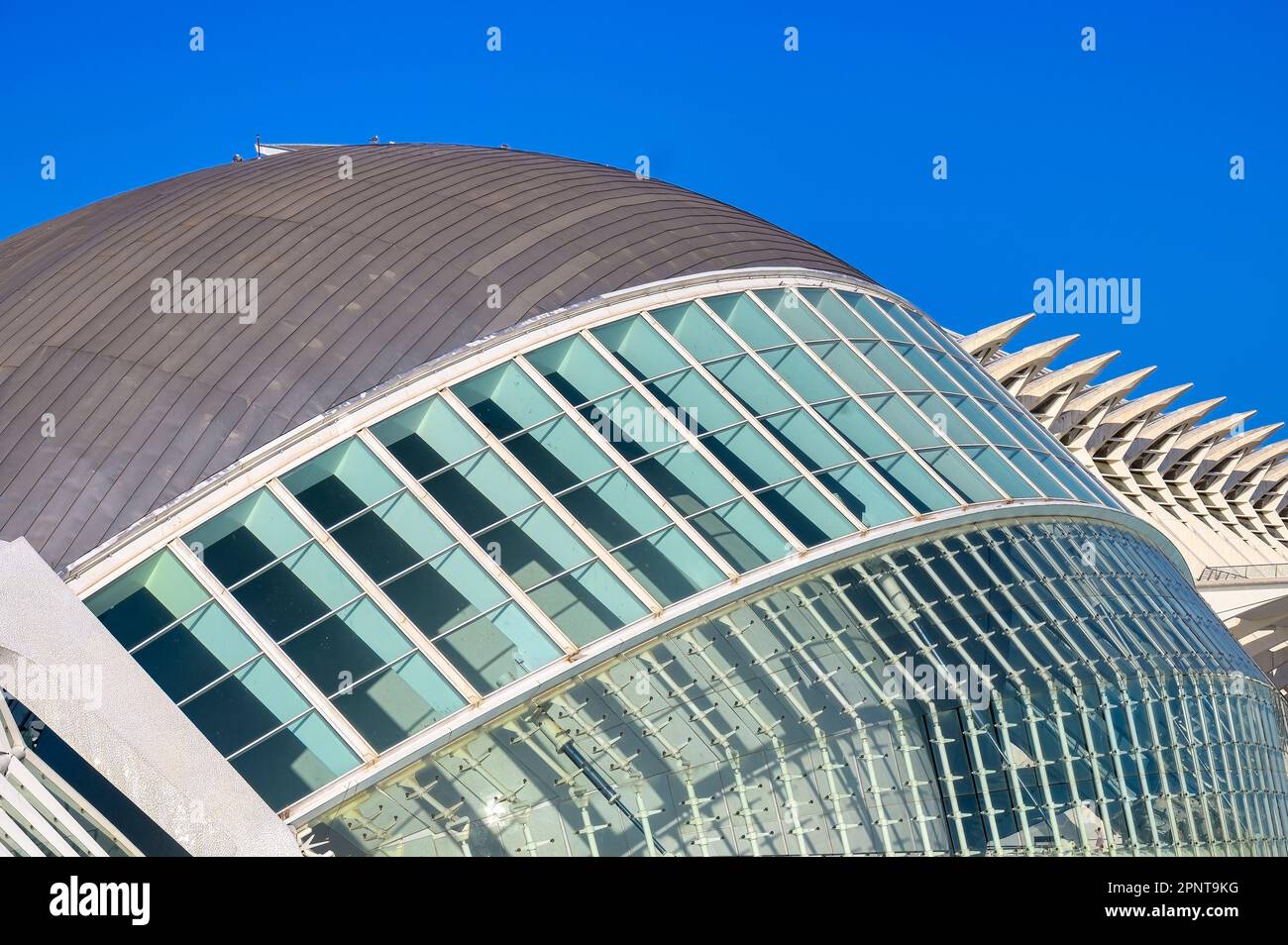 Valencia, Spain - July 17, 2022: City of Arts and Sciences. Stock Photo