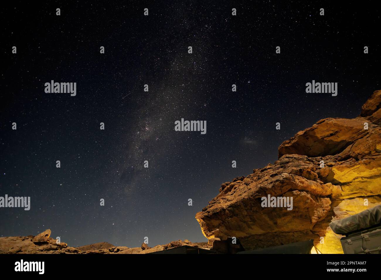 Milky way over mountains in hi-res stock photography and images - Alamy