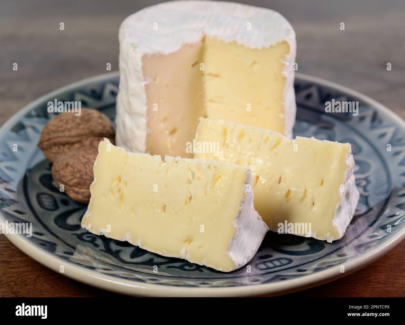 Belgian white mold soft cow milk cheese Bouquet des Moines from Abbey ...