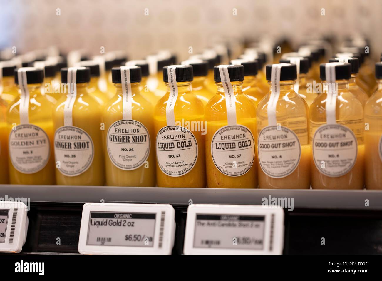 Culver City, California, USA. 19th Apr, 2023. Expensive Erewhon pressed