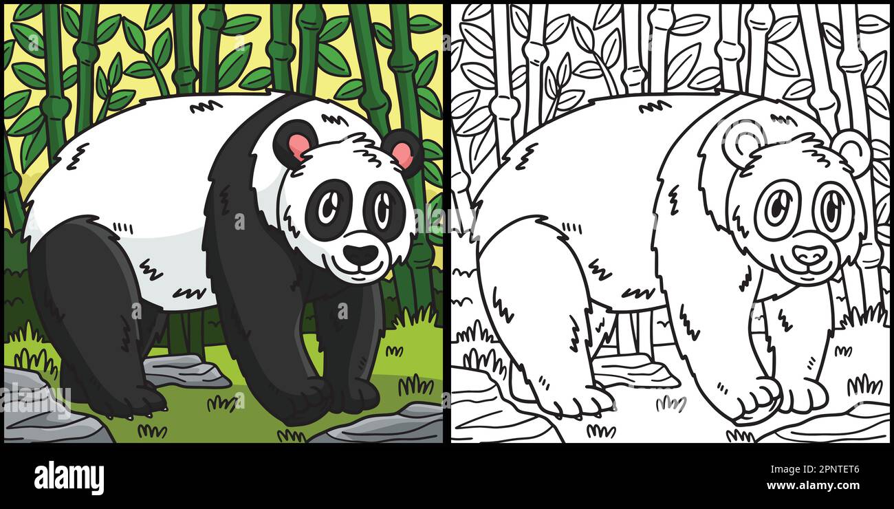 Panda Bear Coloring Page