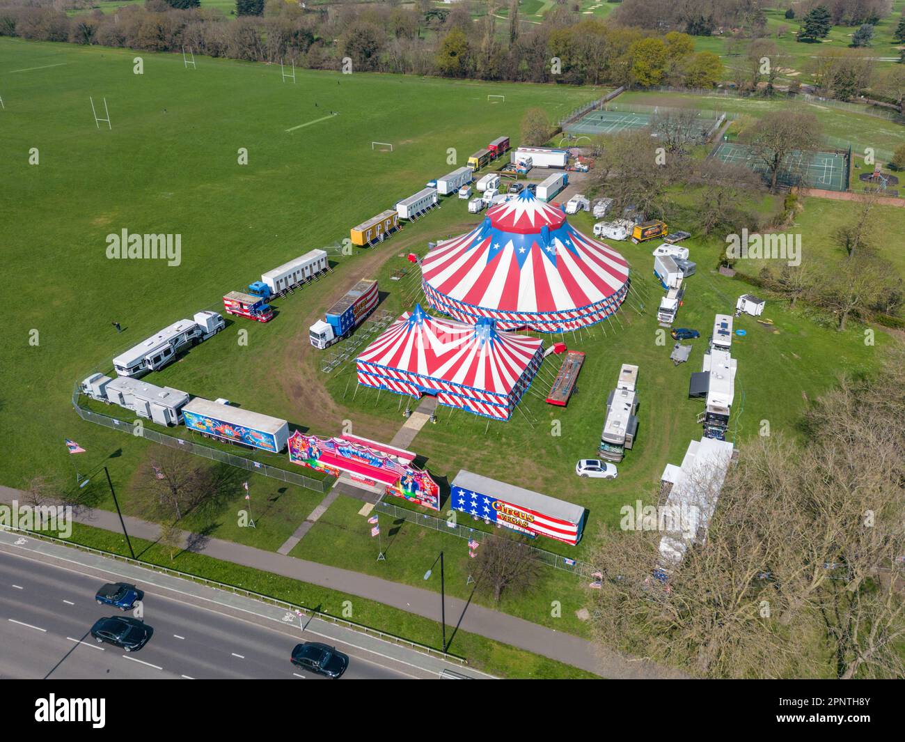 Tent at circus vegas hi-res stock photography and images - Alamy