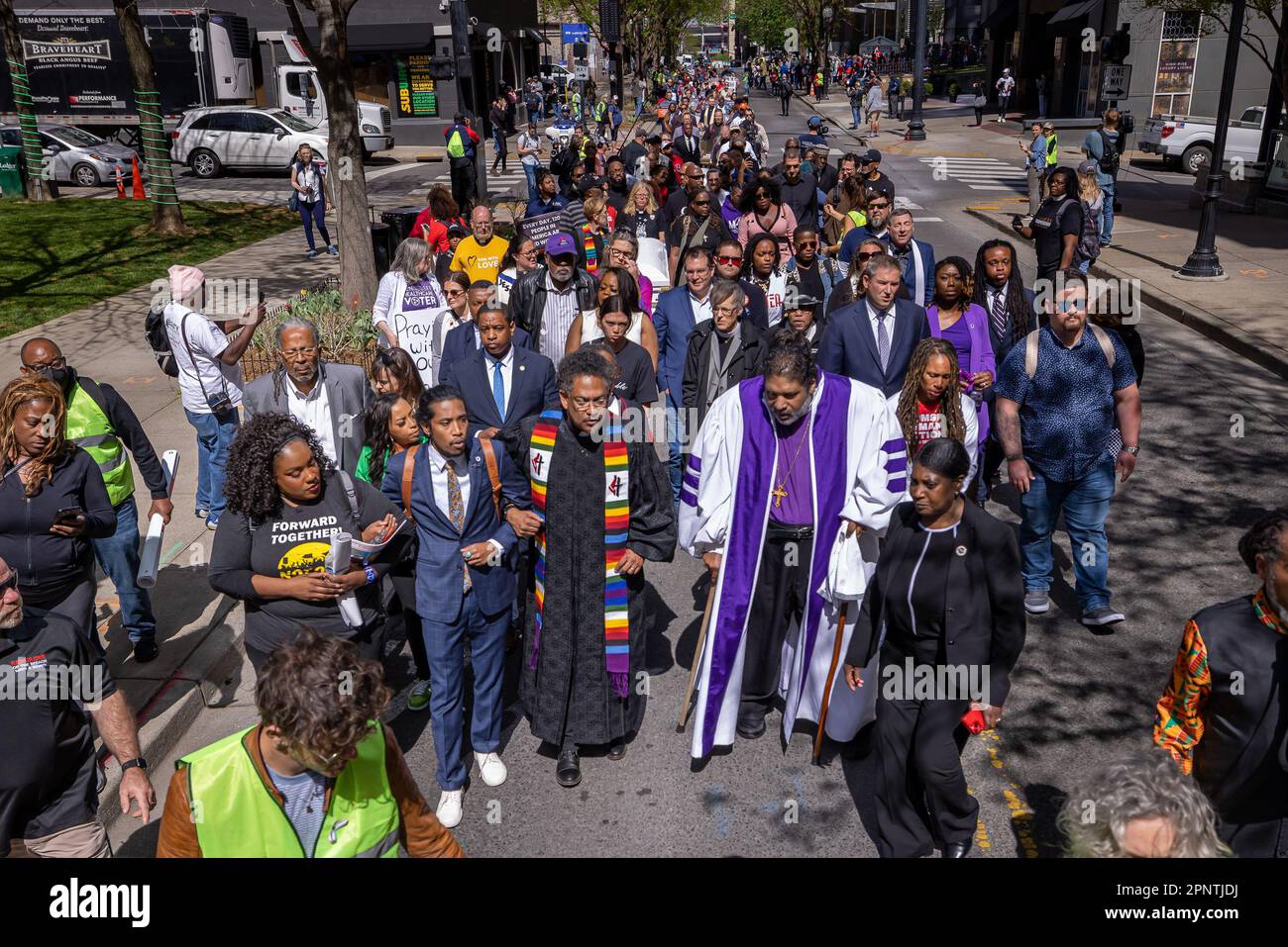 Gun safety organizations, activists, and students join local and