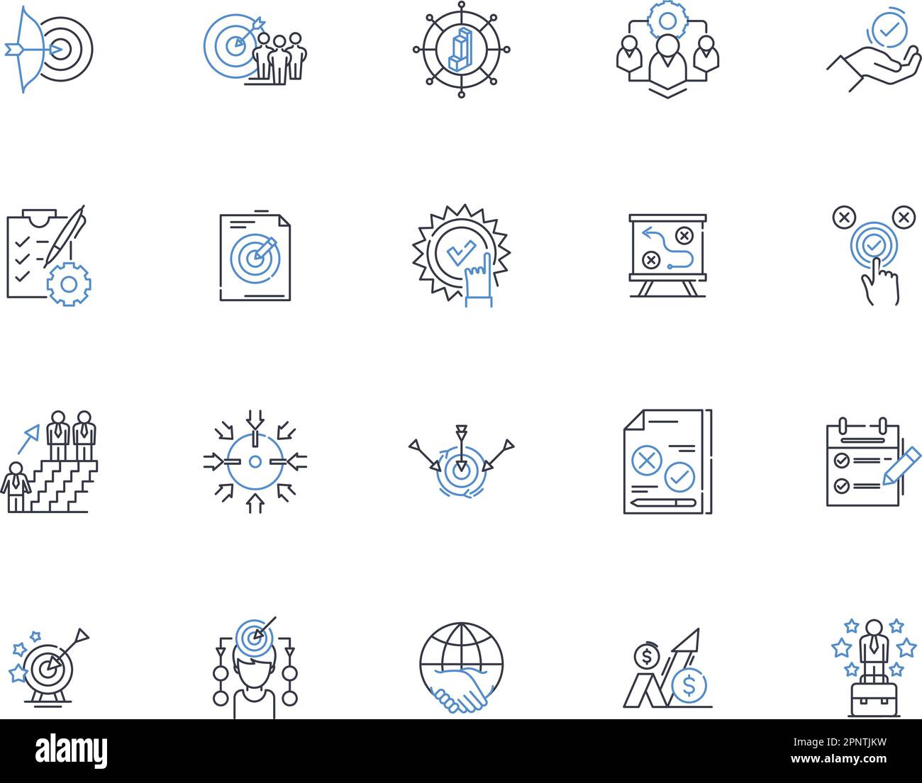 Pursuits line icons collection. Adventure, Thrill, Exploration