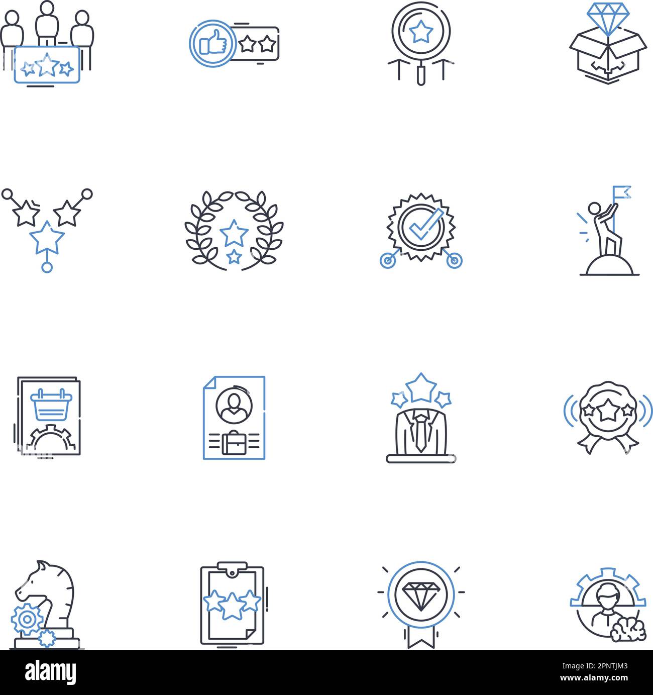 Emblems line icons collection. Heraldry, Symbolism, Insignia, Identity