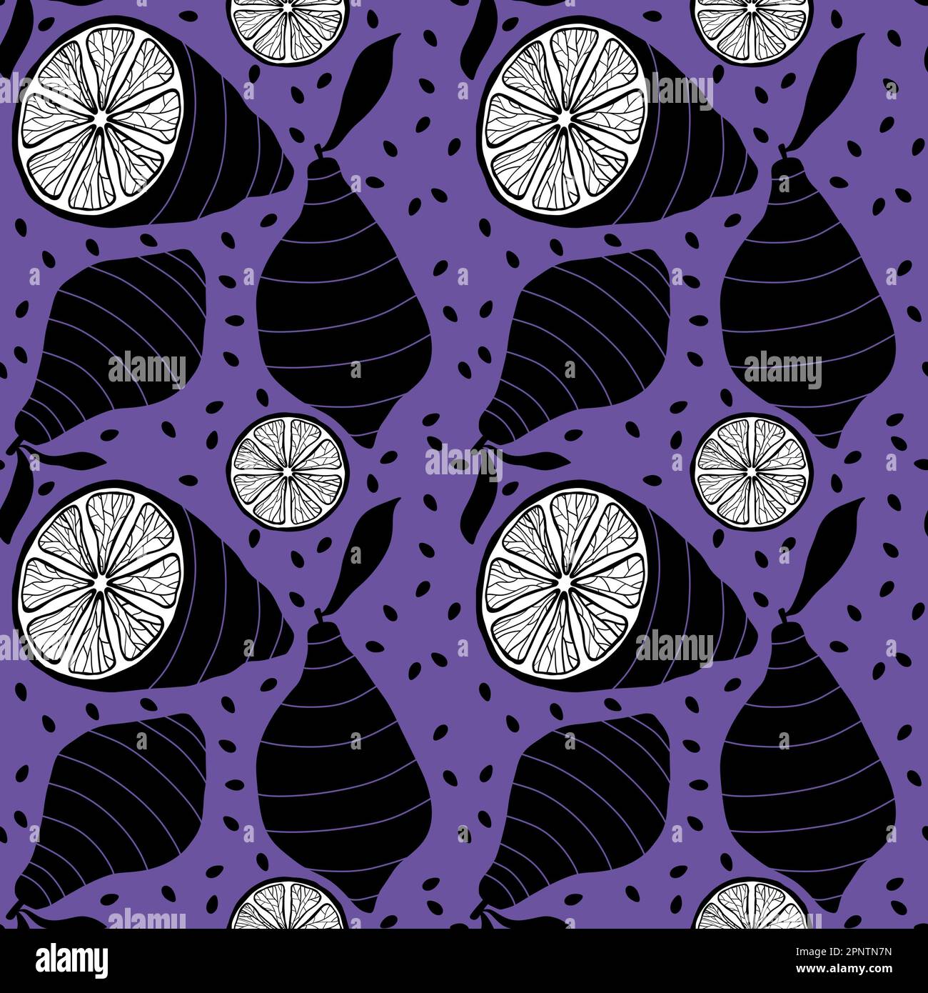 Cartoon summer seamless lemon pattern for wrapping paper and fabrics ...
