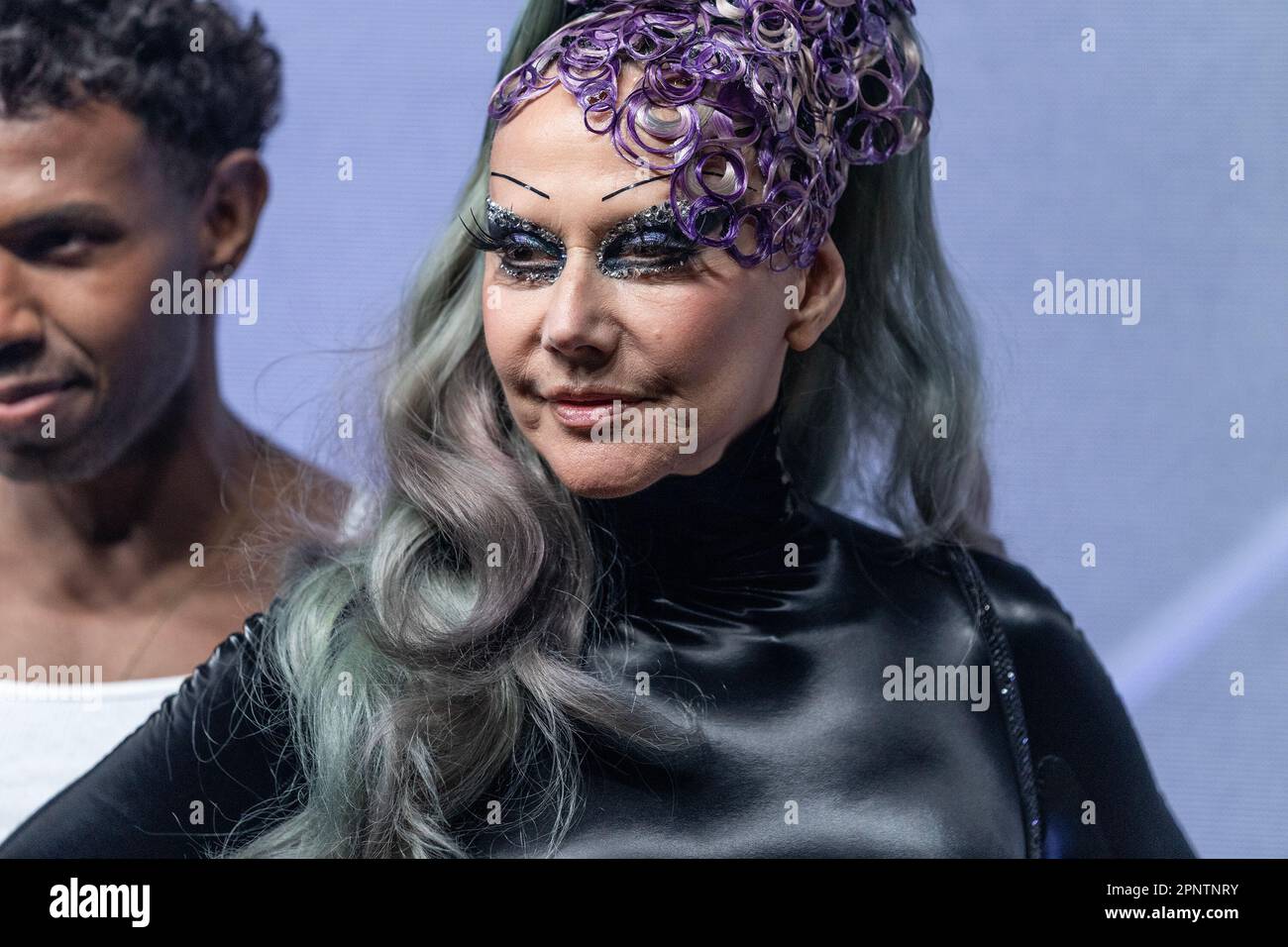Susanne Bartsch attends the H&M Mugler launch at Lexington Armory in New  York on April 19, 2023 Stock Photo - Alamy