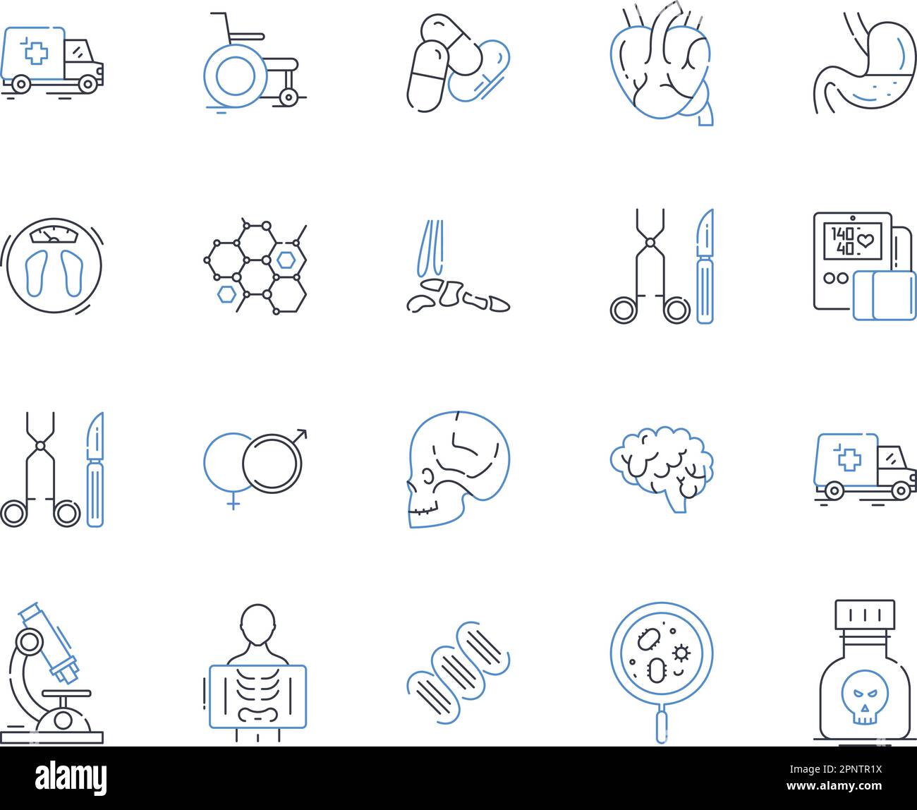 Moxibustion line icons collection. Therapy, Heat, Acupoints, Treatment, Traditional, Herb, Medicinal vector and linear illustration. Therapy,Stimulate Stock Vector