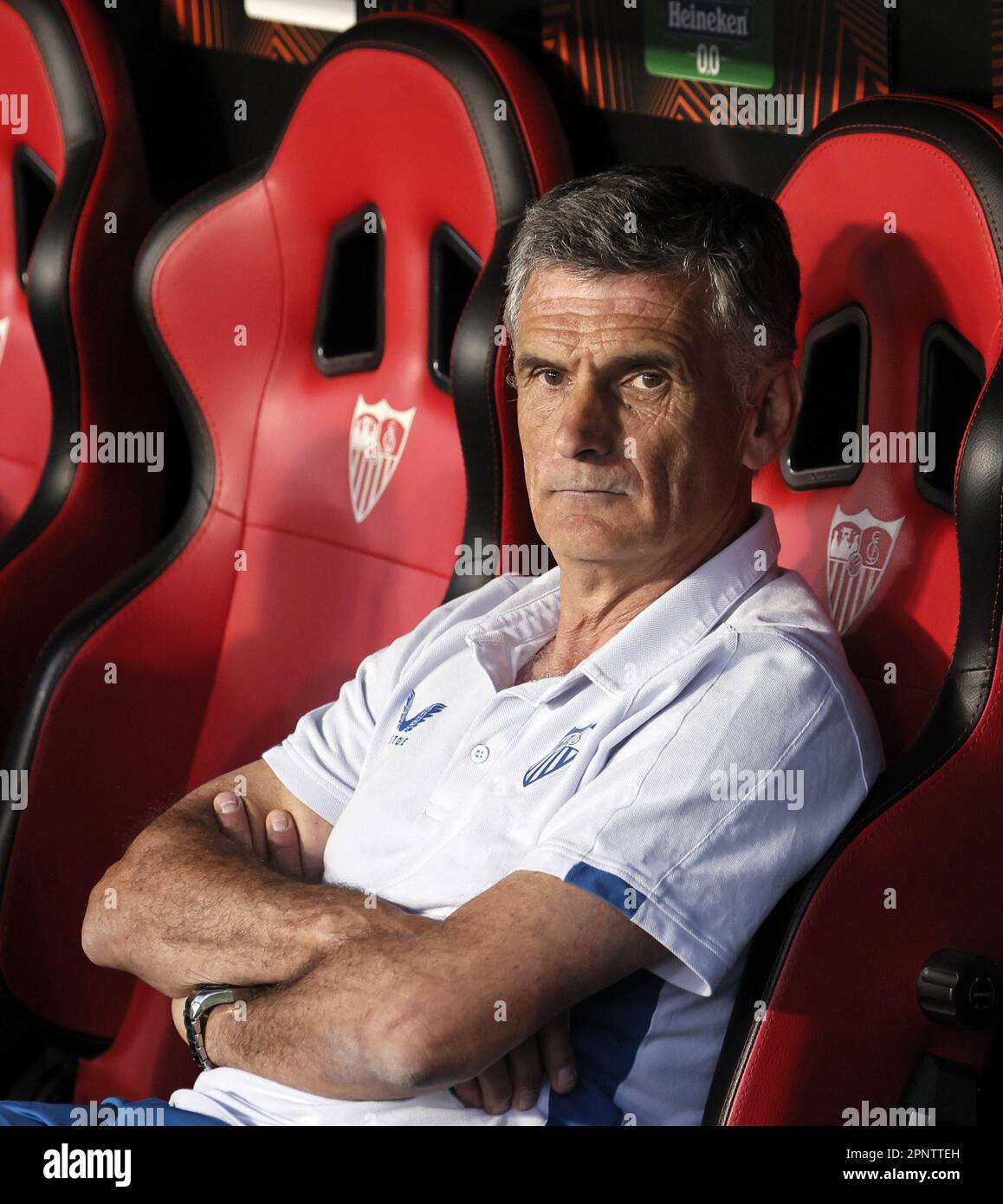 20/04/2023 SEVILLA&#xA;CUARTOS DE FINAL DE UEL&#xA;ESTADIO SANCHEZ PIZJUAN&#xA;SEVILLA FC-MANCHESTER UNITED FC.archsev &#xA;Foto Manuel Gómez (Foto: Sports Press Photo/Sports Press Photo/C - ONE HOUR DEADLINE - ONLY ACTIVATE FTP IF IMAGES LESS THAN ONE HOUR OLD - Alamy) Stock Photo