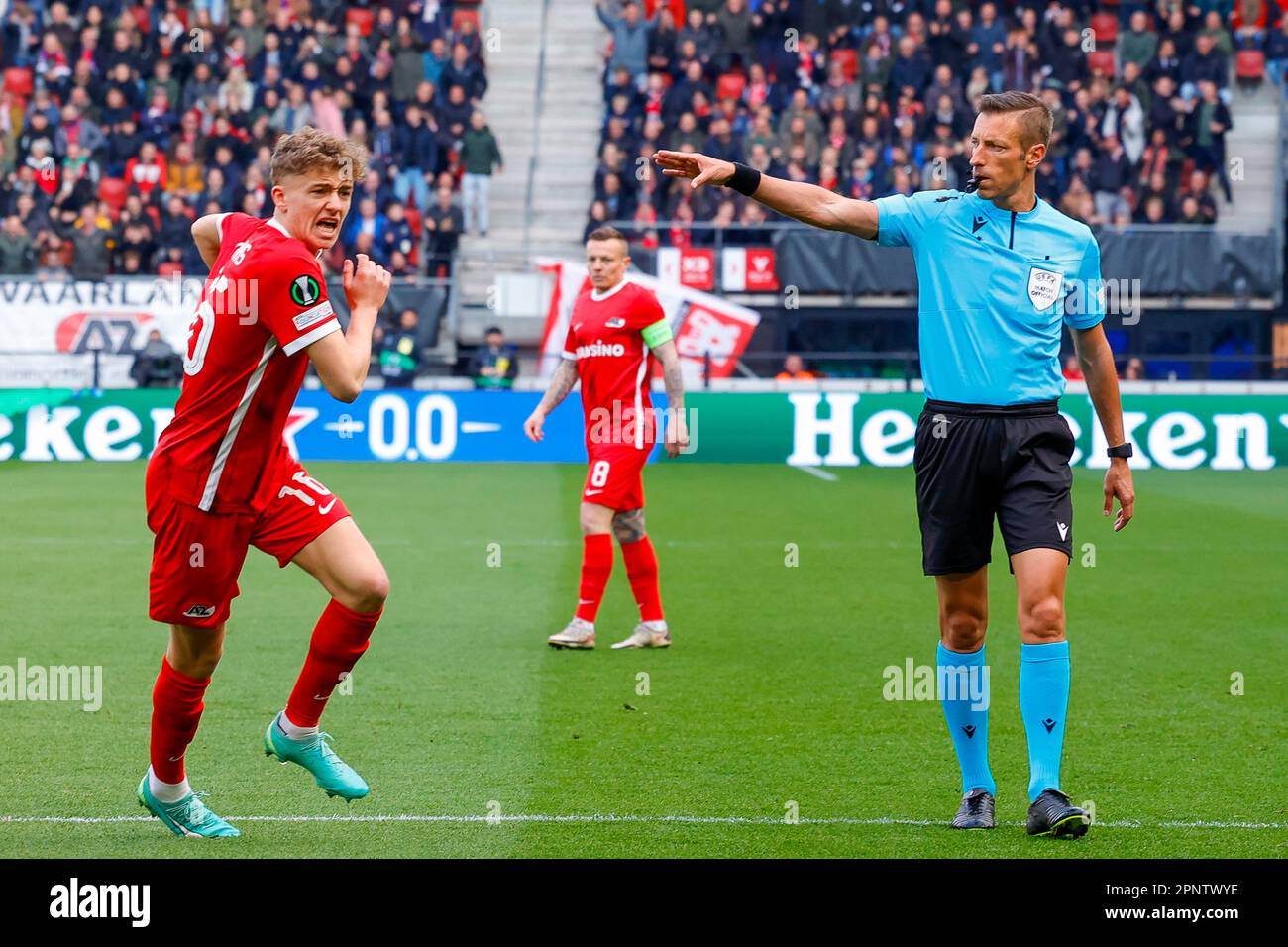 20042023 Sport AZ v Anderlecht ALKMAAR, NETHERLANDS APRIL 20