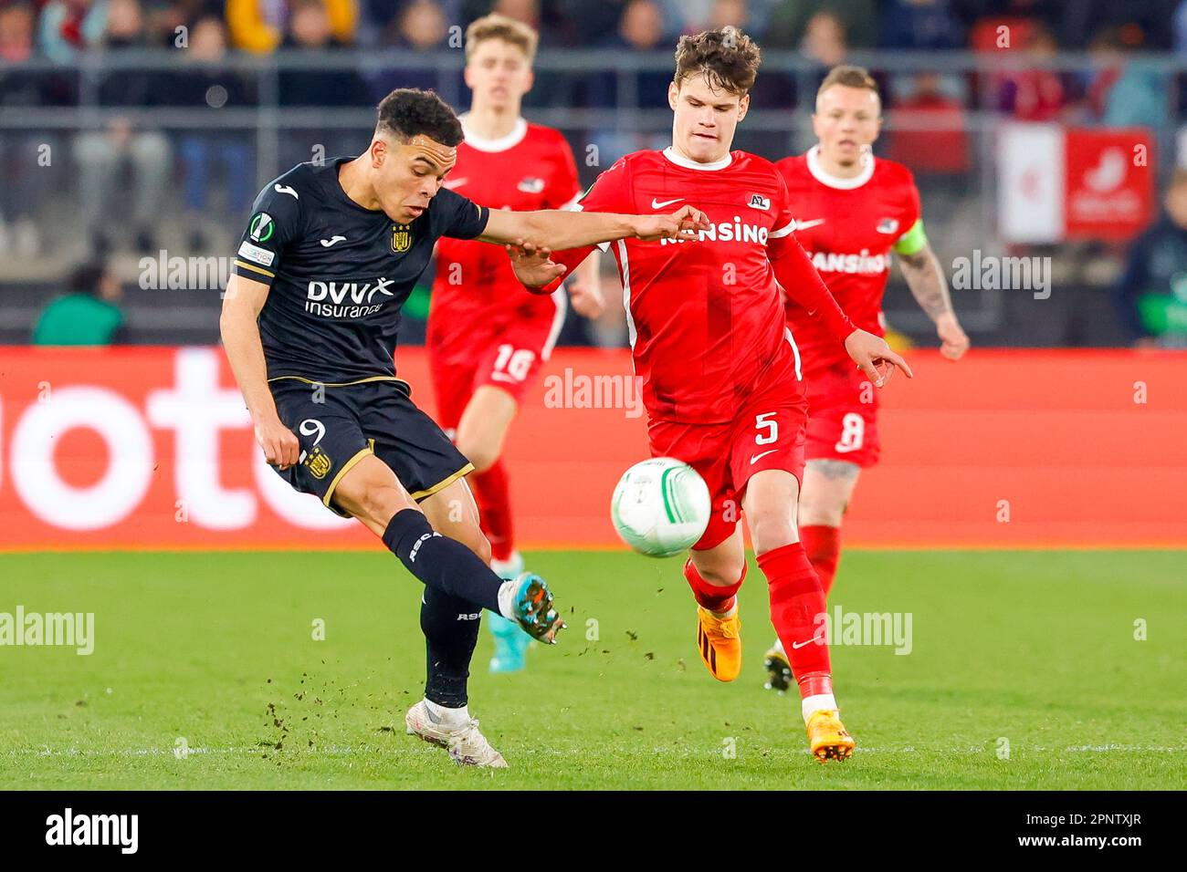 Anderlechts Killian Sardella Controls Ball During Editorial Stock Photo -  Stock Image