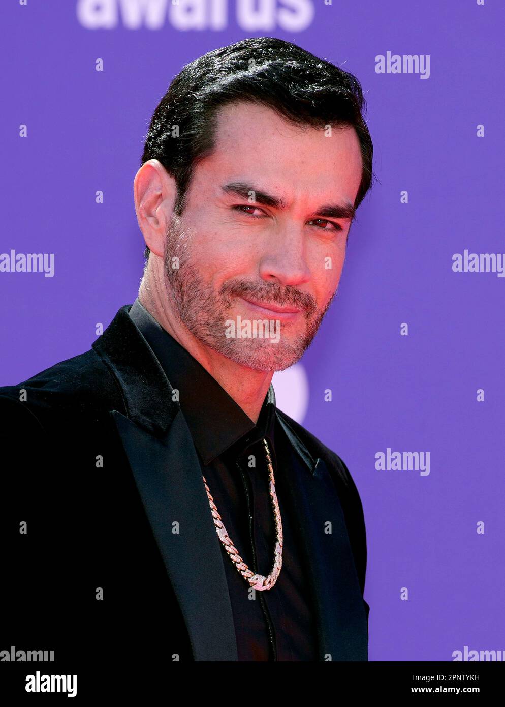 David Zepeda arrives at the Latin American Music Awards on Thursday