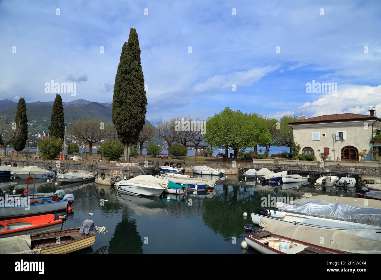Porto Portese, San Felice del Benaco, Lake Garda, Lago di Garda, Gardasee Stock Photo