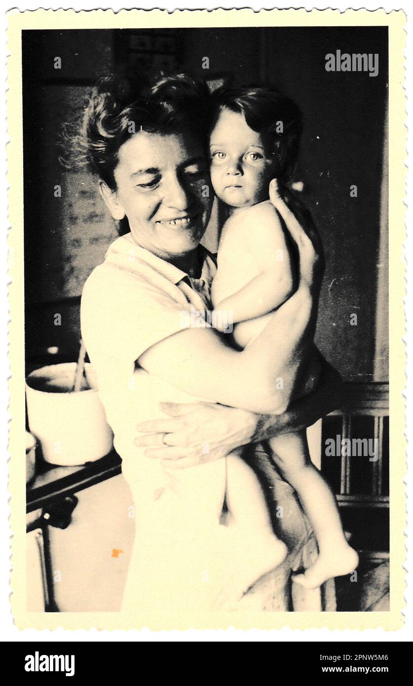 Hodonin, The Czechoslovak Republic, circa 1941 vintage photo of mother