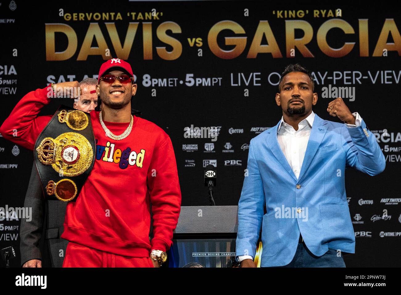 Las Vegas, Nevada, USA. 20th Apr, 2023. David Morrell and Yamaguchi