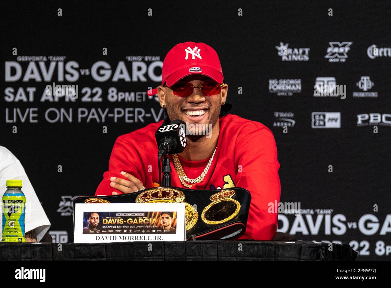 Las Vegas, Nevada, USA. 20th Apr, 2023. David Morrell addresses the