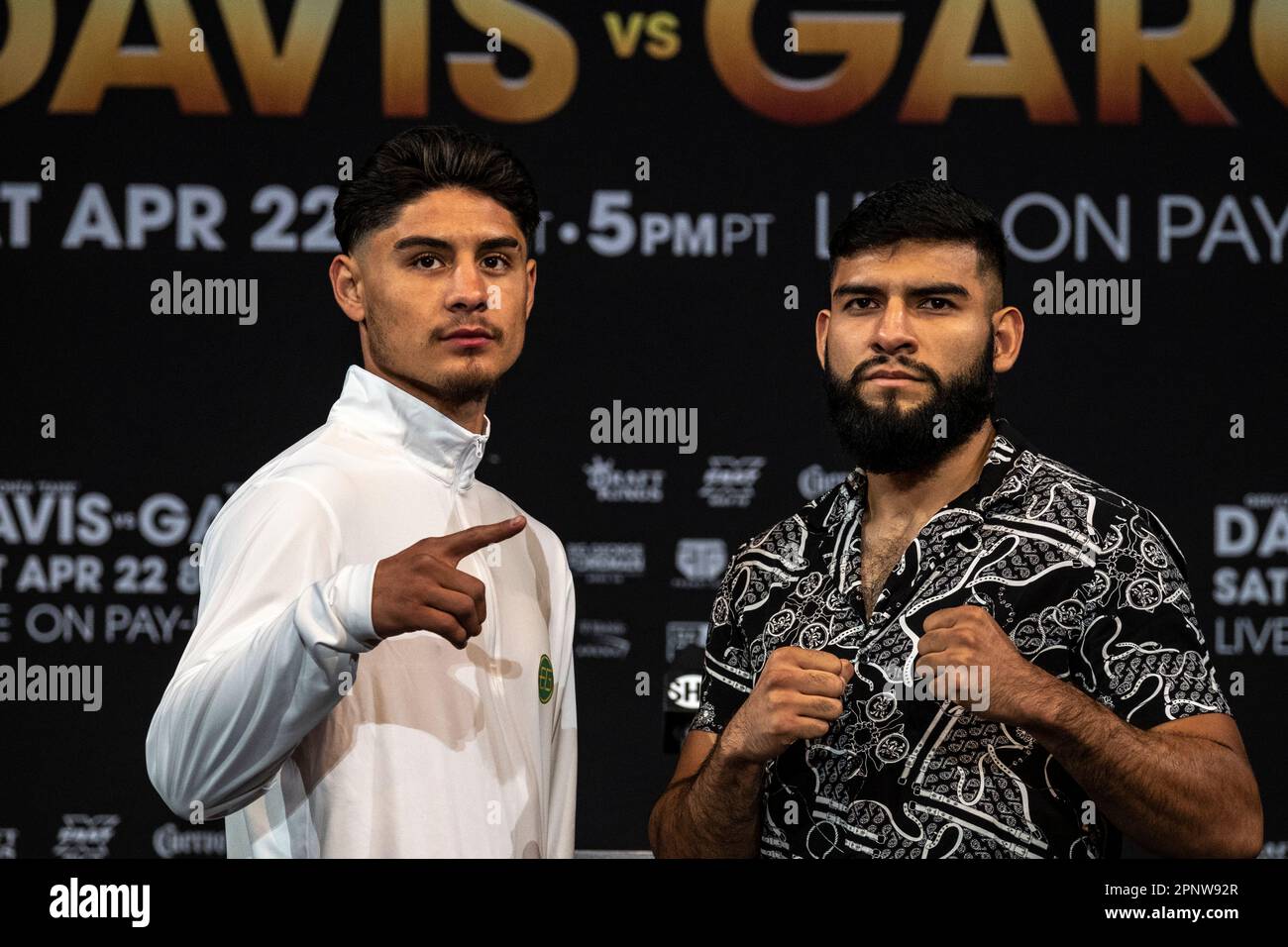 Las Vegas, Nevada, USA. 20th Apr, 2023. Elijah Garcia and Kevin Salgado