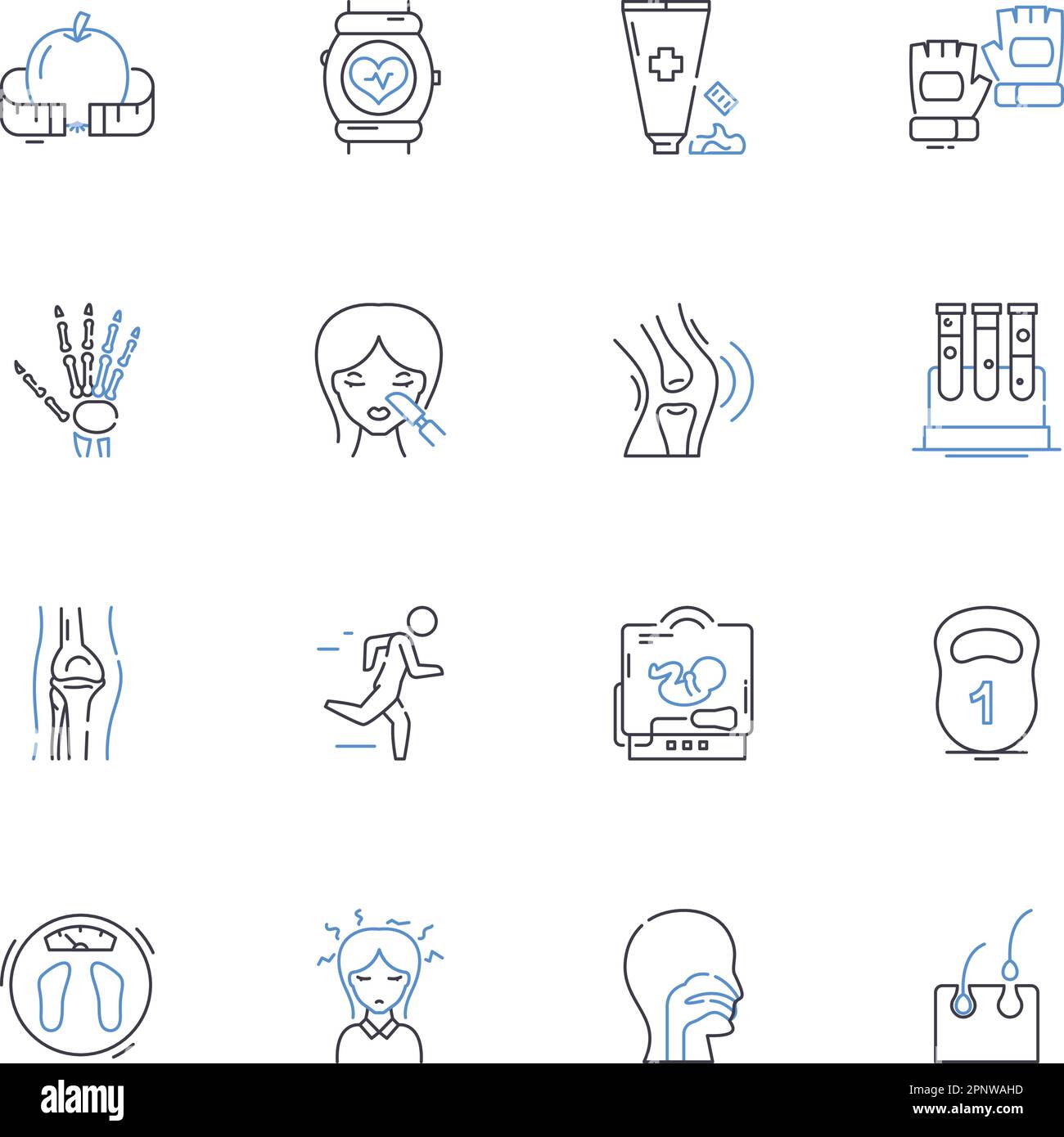 Weightlifting outline icons collection. Barbell, Squat, Deadlift, Bench  press, Clean, Jerk, Snatch vector and illustration concept set. Reps,Sets  line Stock Vector Image & Art - Alamy