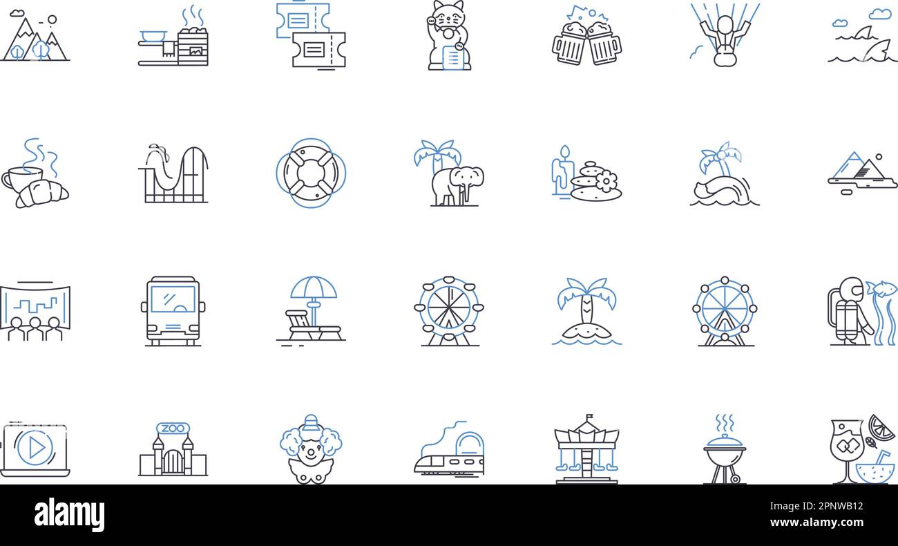 Creative expression line icons collection. Imagination, Artistic ...