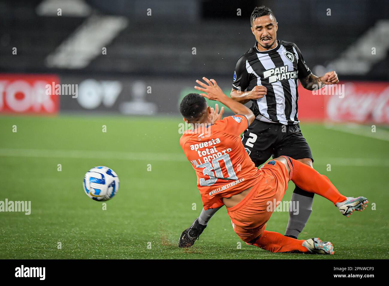 Rio De Janeiro, Brazil. 21st Apr, 2023. During Botafogo x Cesar Vallejo, a match valid for the group stage of the Copa Sudamericana 2023, held at Estádio Nilton Santos, located in the city of Rio de Janeiro (RJ), this Thursday (20). Credit: Nayra Halm/FotoArena/Alamy Live News Stock Photo
