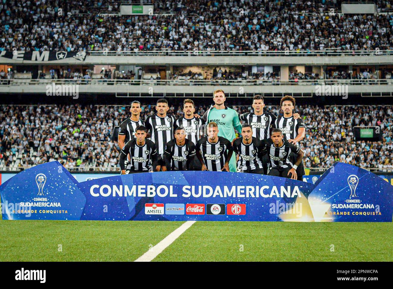 Rio De Janeiro, Brazil. 17th May, 2012. During Botafogo x Cesar Vallejo, a match valid for the group stage of the Copa Sudamericana 2023, held at Estádio Nilton Santos, located in the city of Rio de Janeiro (RJ), this Thursday (20). Credit: Nayra Halm/FotoArena/Alamy Live News Stock Photo