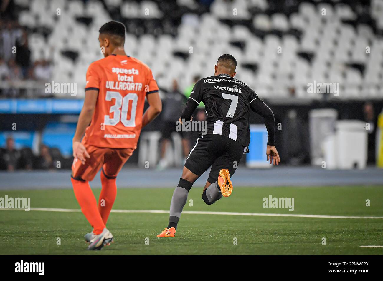 Rio De Janeiro, Brazil. 21st Apr, 2023. During Botafogo x Cesar Vallejo, a match valid for the group stage of the Copa Sudamericana 2023, held at Estádio Nilton Santos, located in the city of Rio de Janeiro (RJ), this Thursday (20). Credit: Nayra Halm/FotoArena/Alamy Live News Stock Photo
