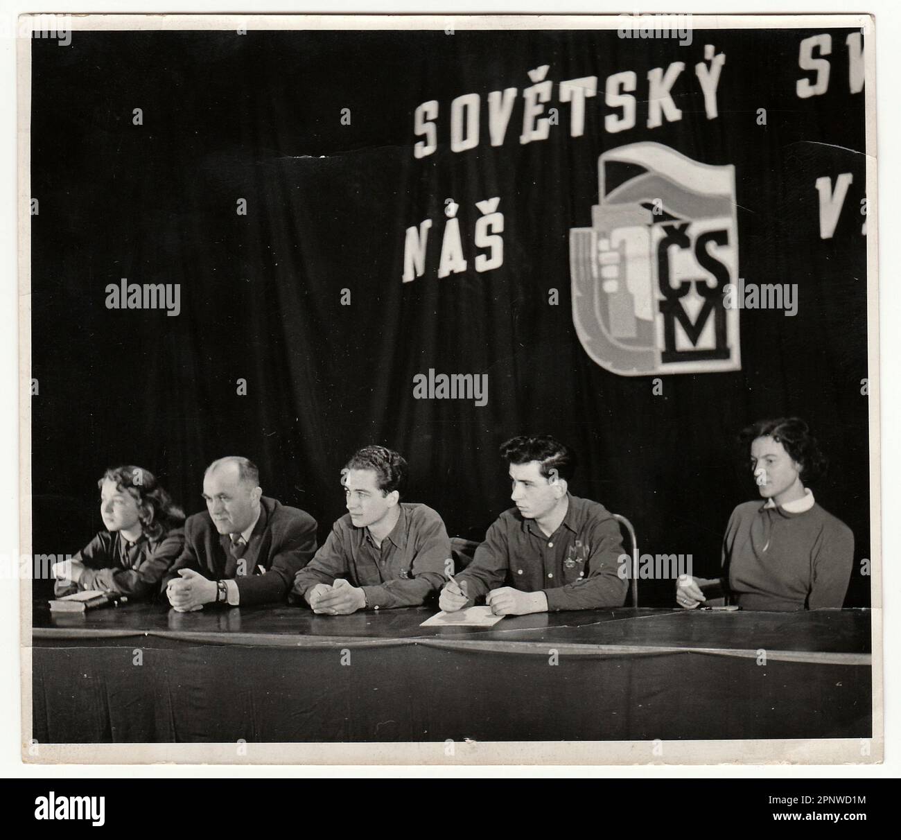 THE CZECHOSLOVAK SOCIALIST REPUBLIC CIRCA 1960s Vintage photo shows