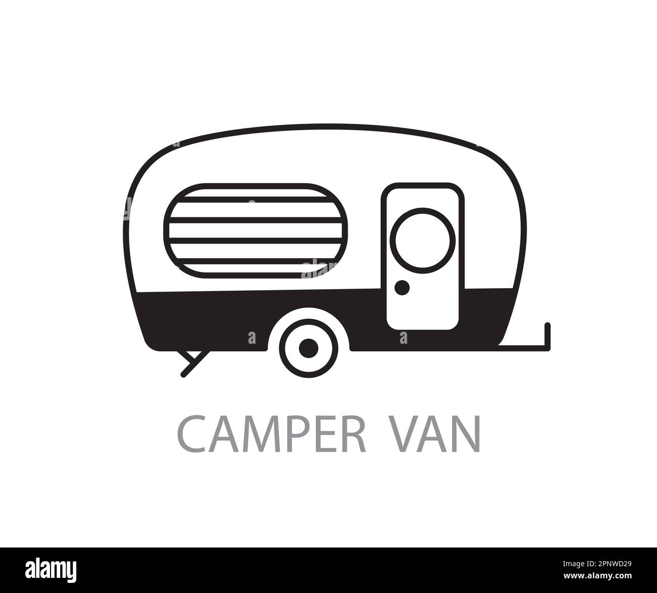 Vintage caravan Stock Vector Images - Alamy