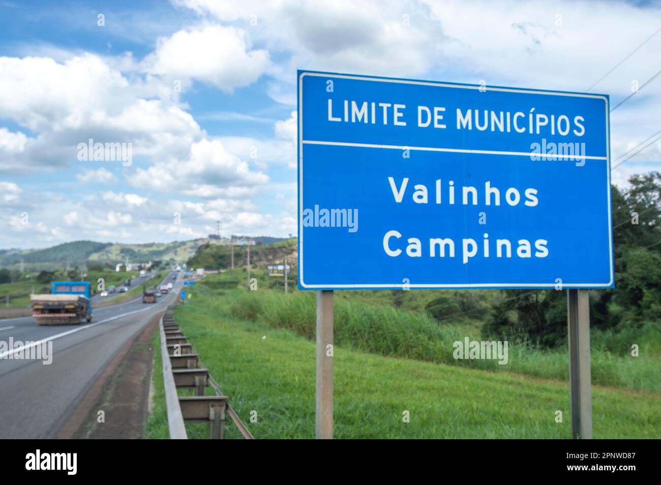Itatiba-sp,brasil-April 19,2023 Translation: Limit of municipalities ...