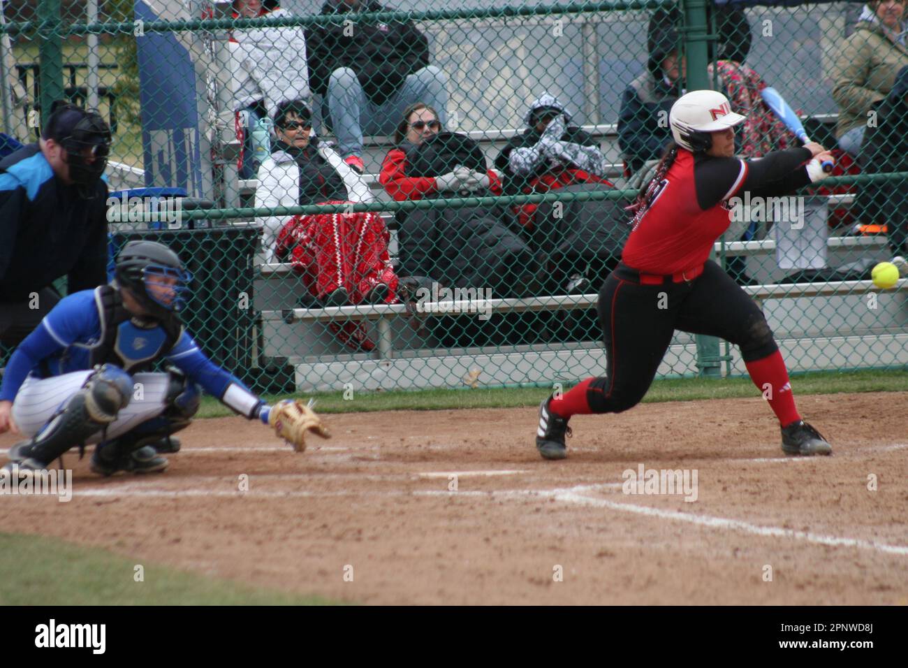 Northern illinois university softball hires stock photography and