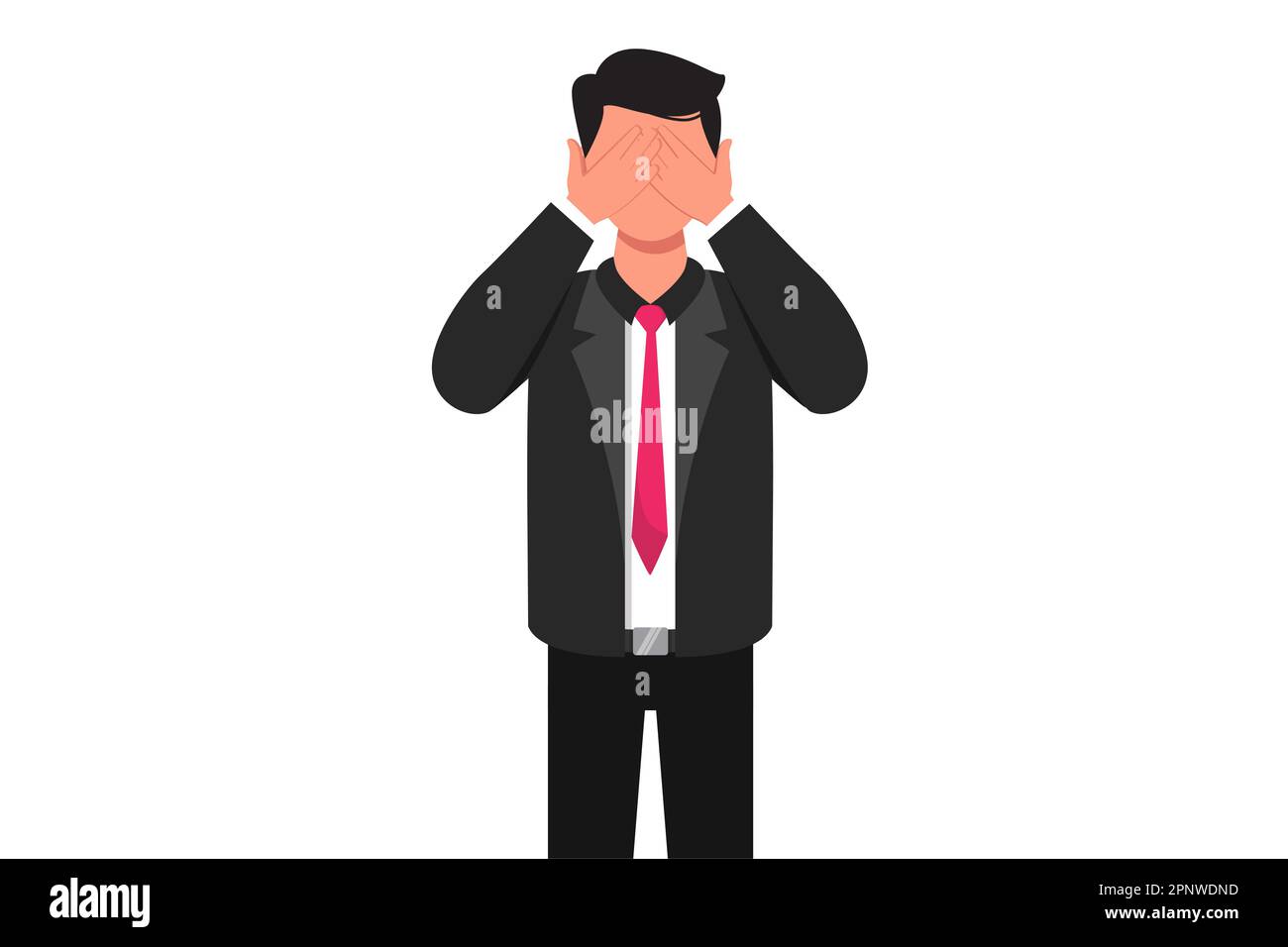 Cover my eyes Cut Out Stock Images & Pictures Alamy