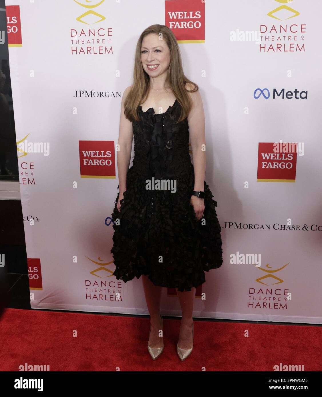 New York, United States. 20th Apr, 2023. Chelsea Clinton arrives on the ...