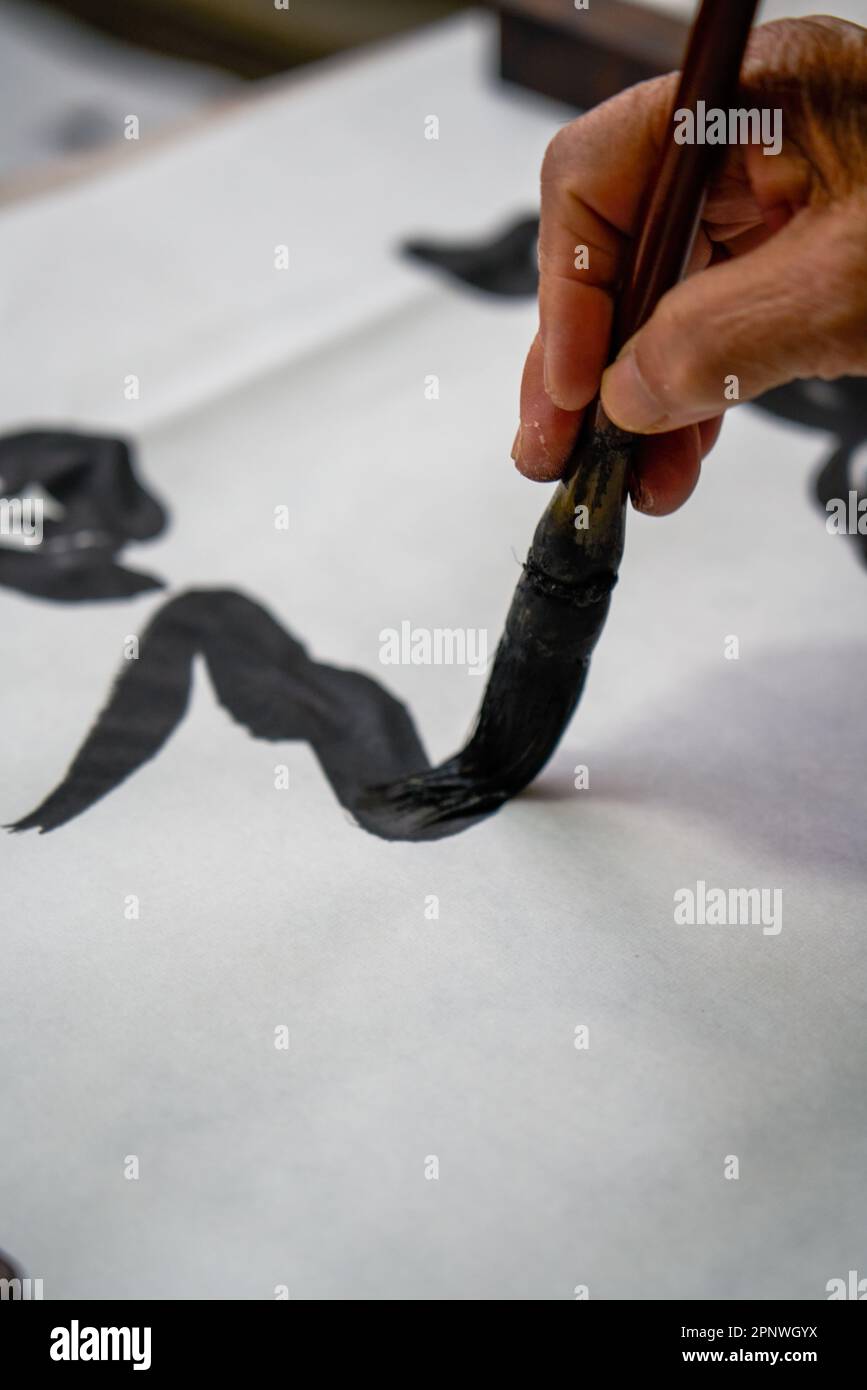 How to Hold Brush in Chinese Calligraphy?