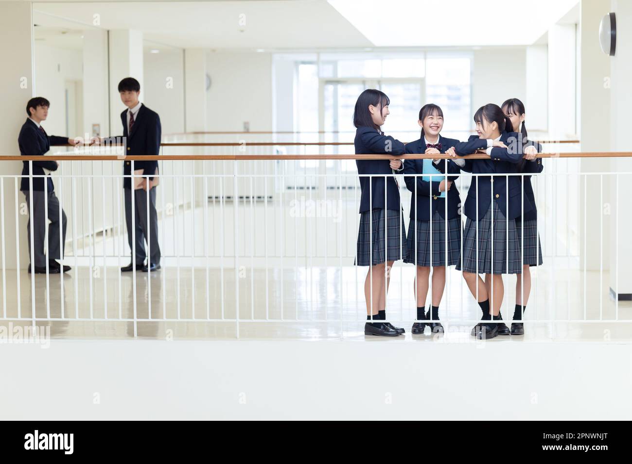 Boy and girl talking school hi-res stock photography and images - Alamy