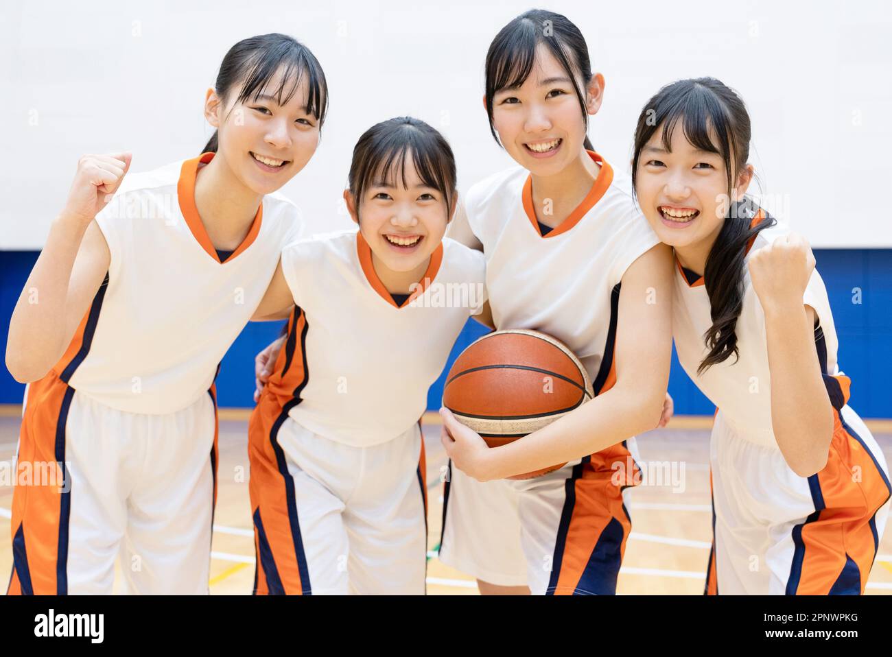 High school students with their shoulders crossed Stock Photo Alamy