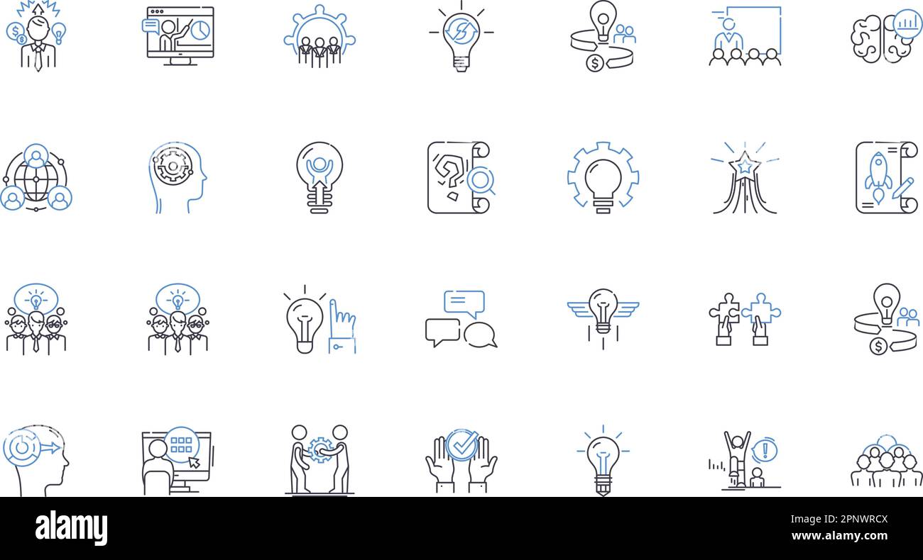 Way out line icons collection. Escape, Exit, Freedom, Relief ...