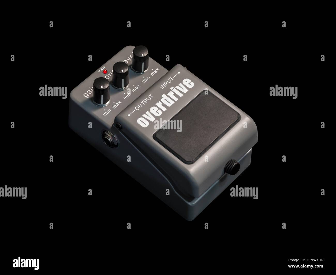 guitar effect pedal isolated on white Stock Photo - Alamy