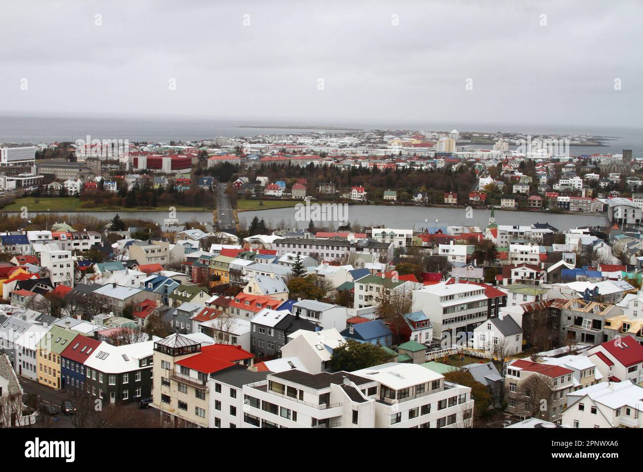 Colorful homes in Reykjavik, Iceland Stock Photo Alamy