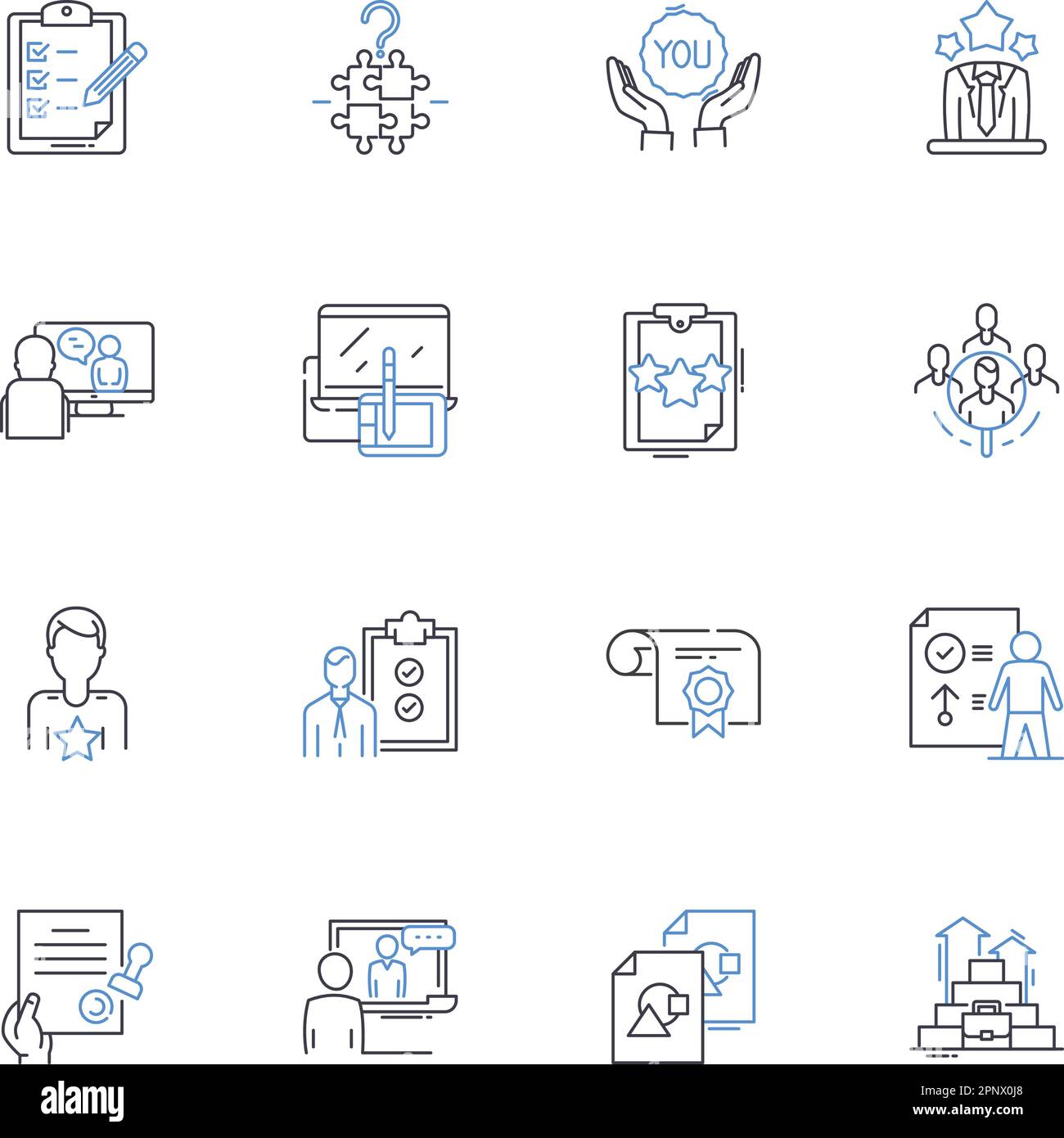Trading line icons collection. Stocks, Forex, Commodity, Futures, Options, Bonds, Volatility vector and linear illustration. Arbitrage,Hedging Stock Vector