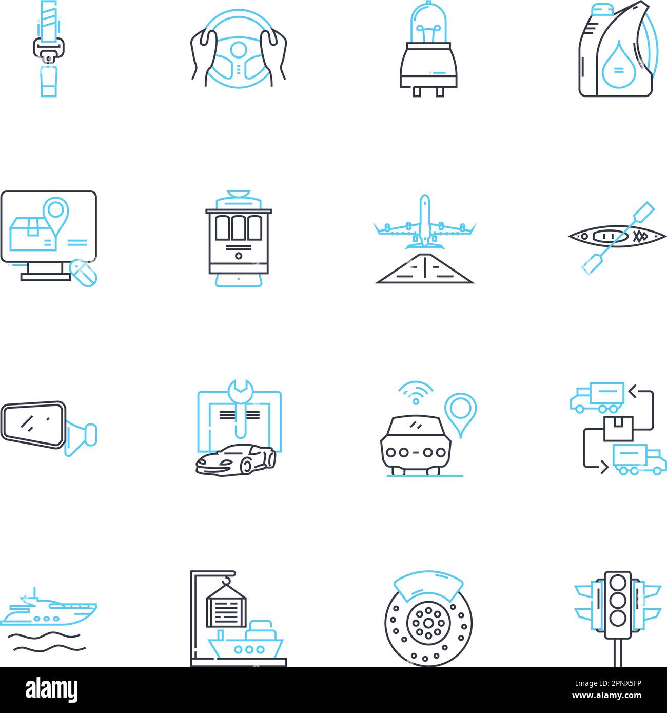 Prompt Delivery linear icons set. Expedited, Express, Swift, Rapid ...