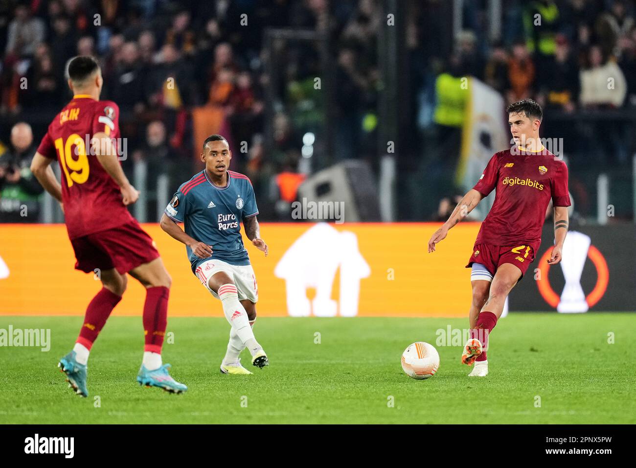 Rome, Italy. 20th Apr, 2023. Rome - Paulo Dybala of AS Roma during the ...