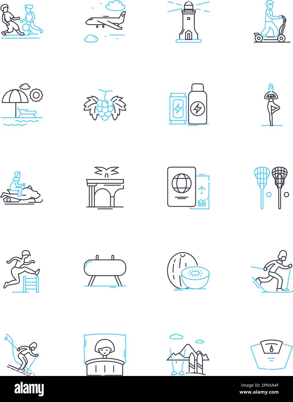 Wholesome living linear icons set. Health, Wellness, Yoga, Mindfulness ...