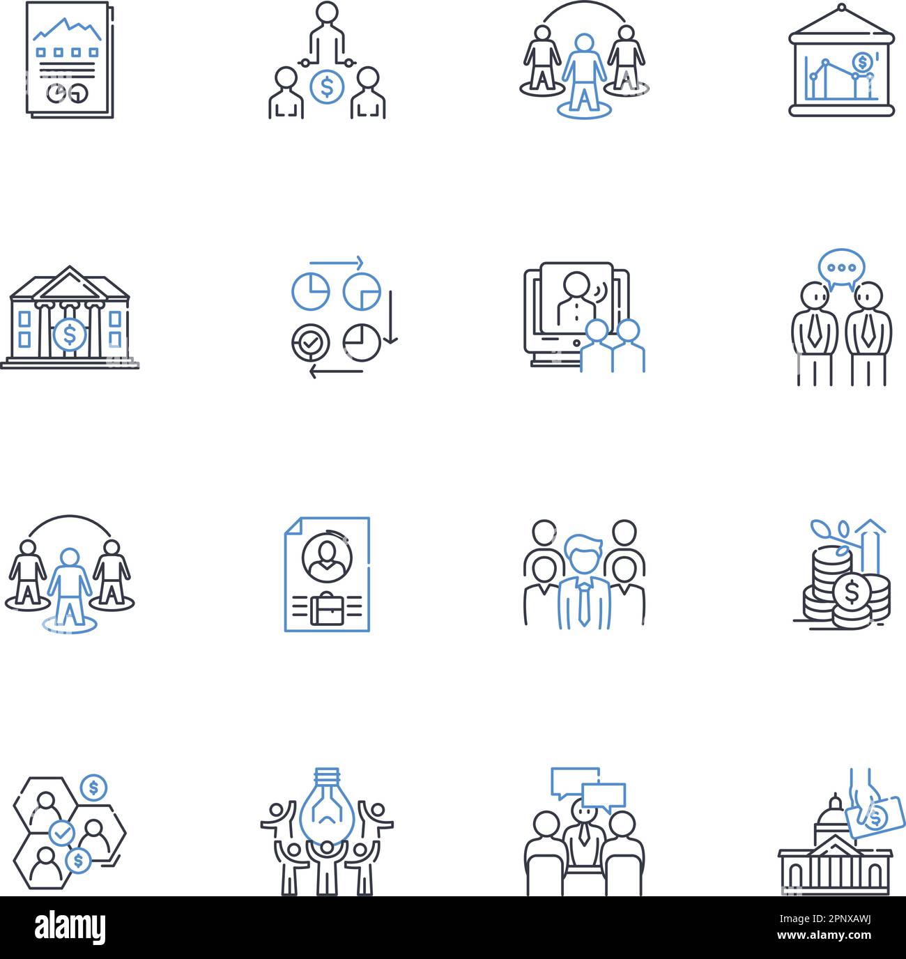 Venture apparatus line icons collection. Innovation, Investment ...