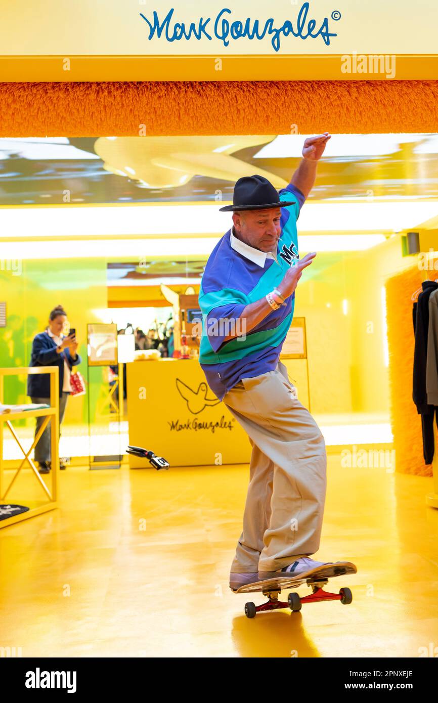 21st Apr, 2023. S. Korea's 1st Mark Gonzales pop-up store