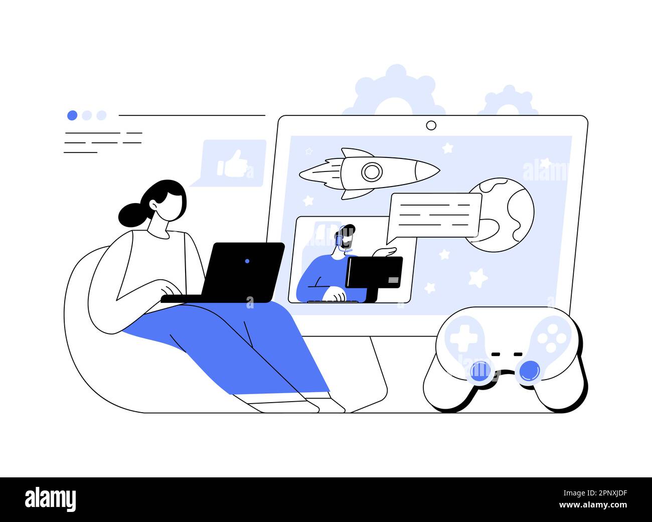 Paid video content Stock Vector Images - Alamy