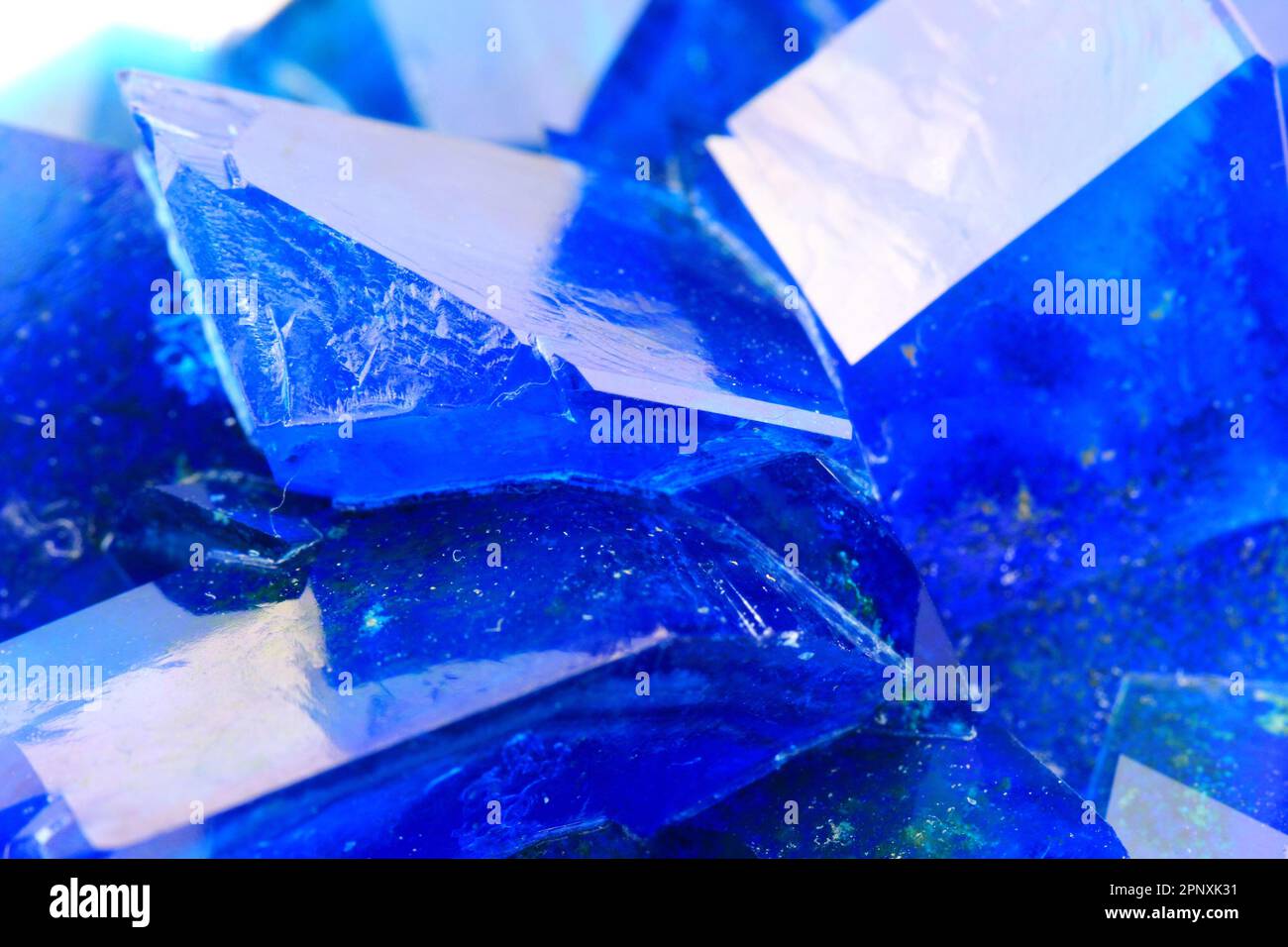 blue vitriol mineral as nice mineral background Stock Photo Alamy
