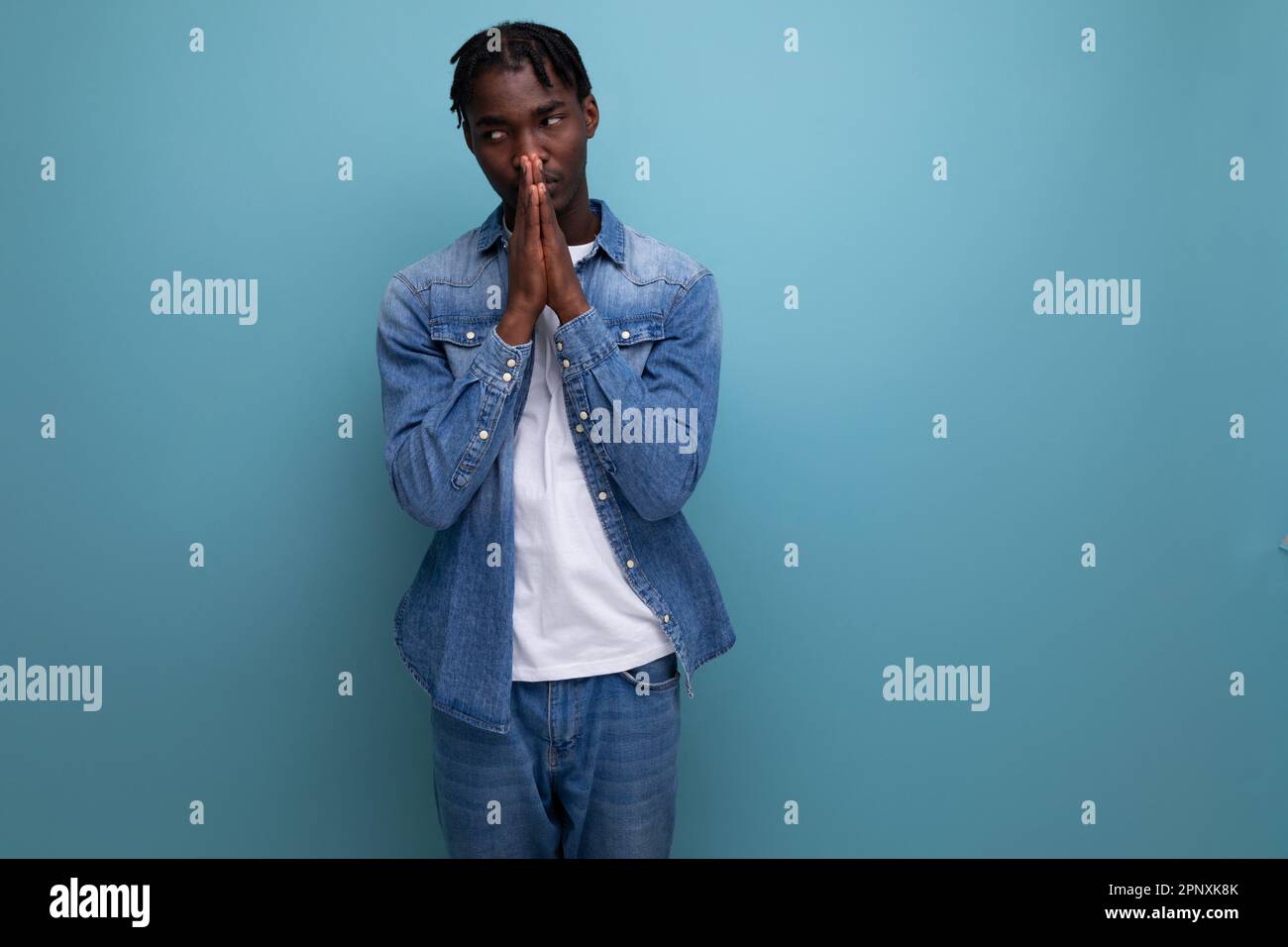 Upset african man dreadlocks hi-res stock photography and images - Alamy